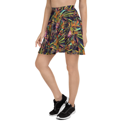 Skater Skirt - Psychedelic Deep Space