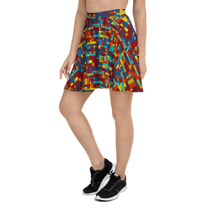 Skater Skirt - Astral Grid