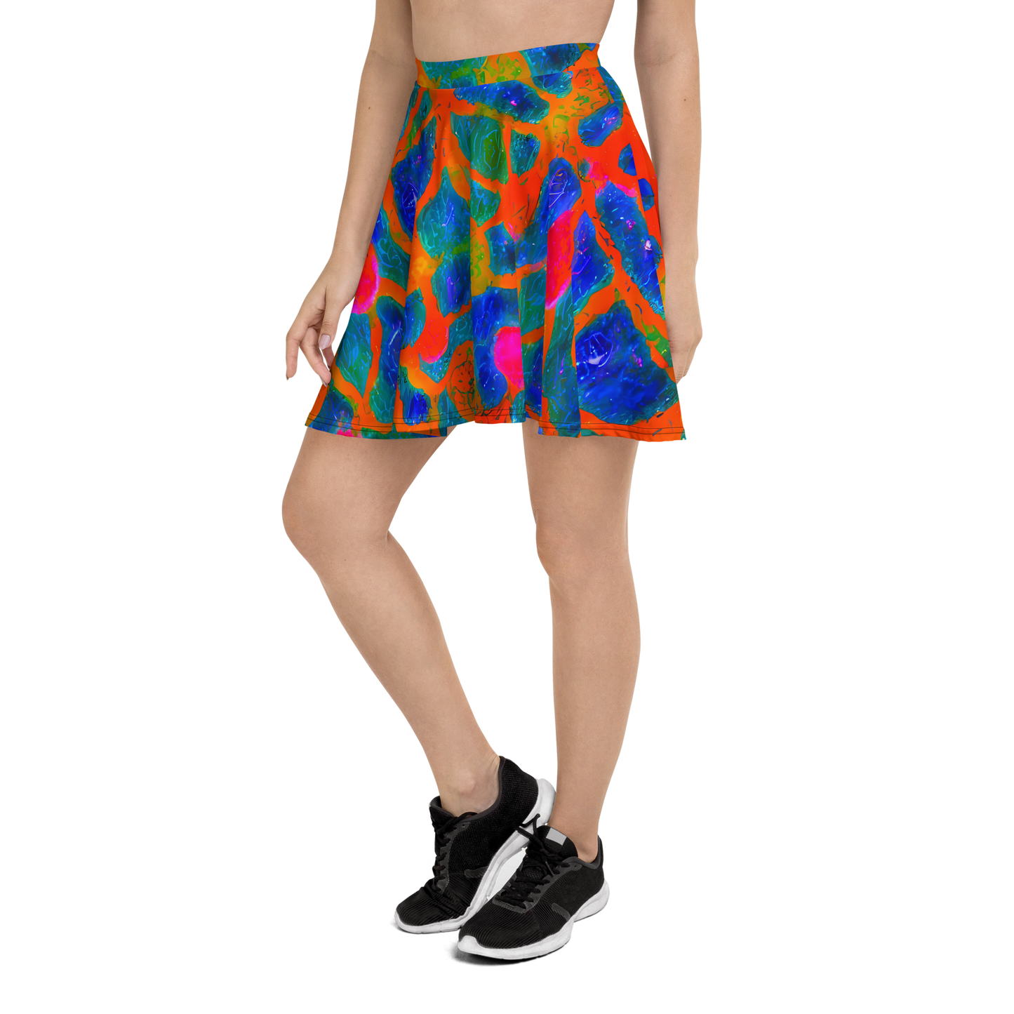 Skater Skirt - Vibrant Mosaic