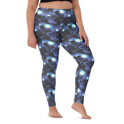 Yoga Leggings - Galactic Circuit