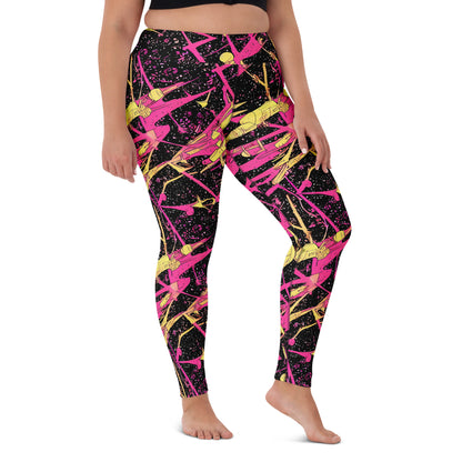 Yoga Leggings - Galaxy Graffiti