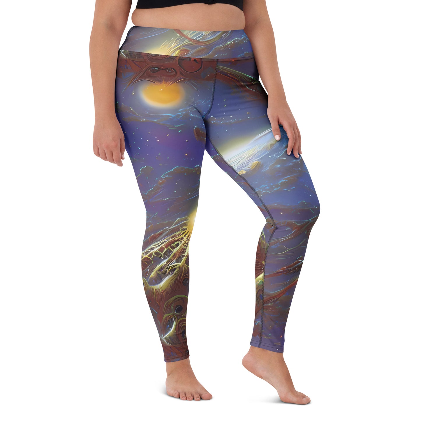 Yoga Leggings - Stellar Drifters