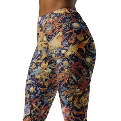 Yoga Leggings - Quantum Symmetry