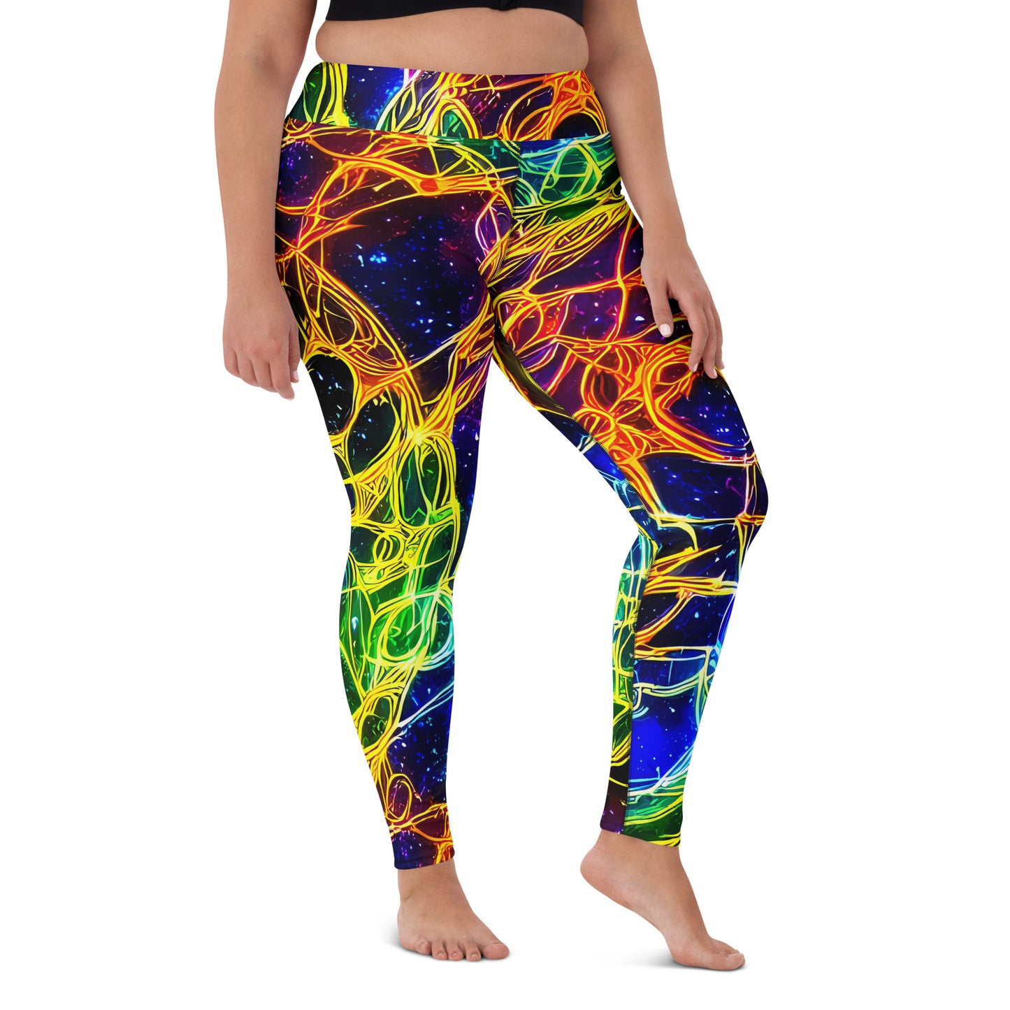 Yoga Leggings - Dancing in the Ether