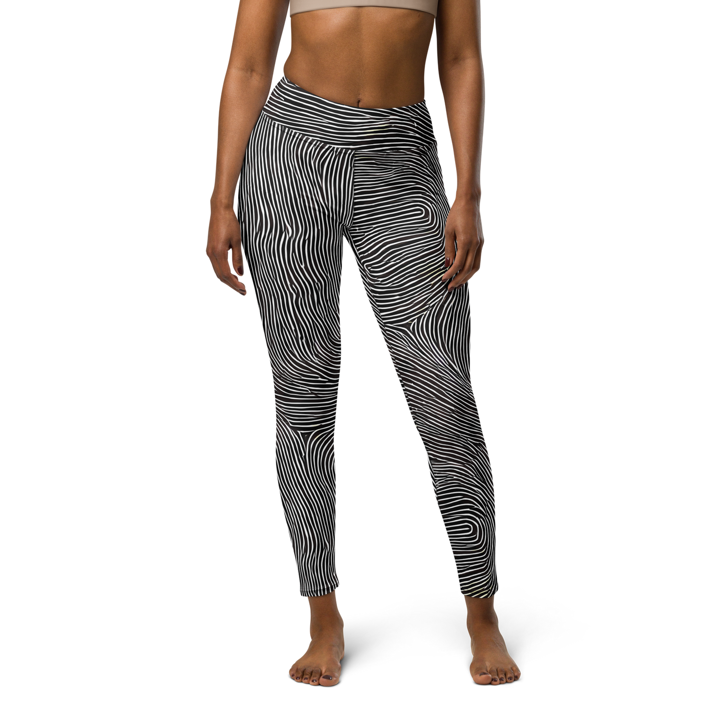 Yoga Leggings - Silent Currents