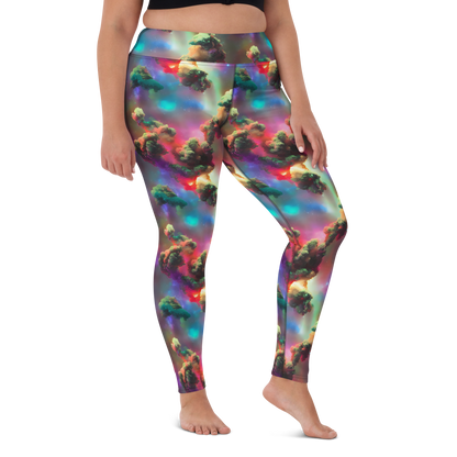 Yoga Leggings - Nebula Dreams