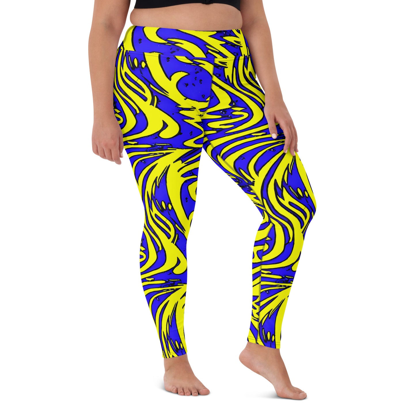 Yoga Leggings - Fleeting Firefly