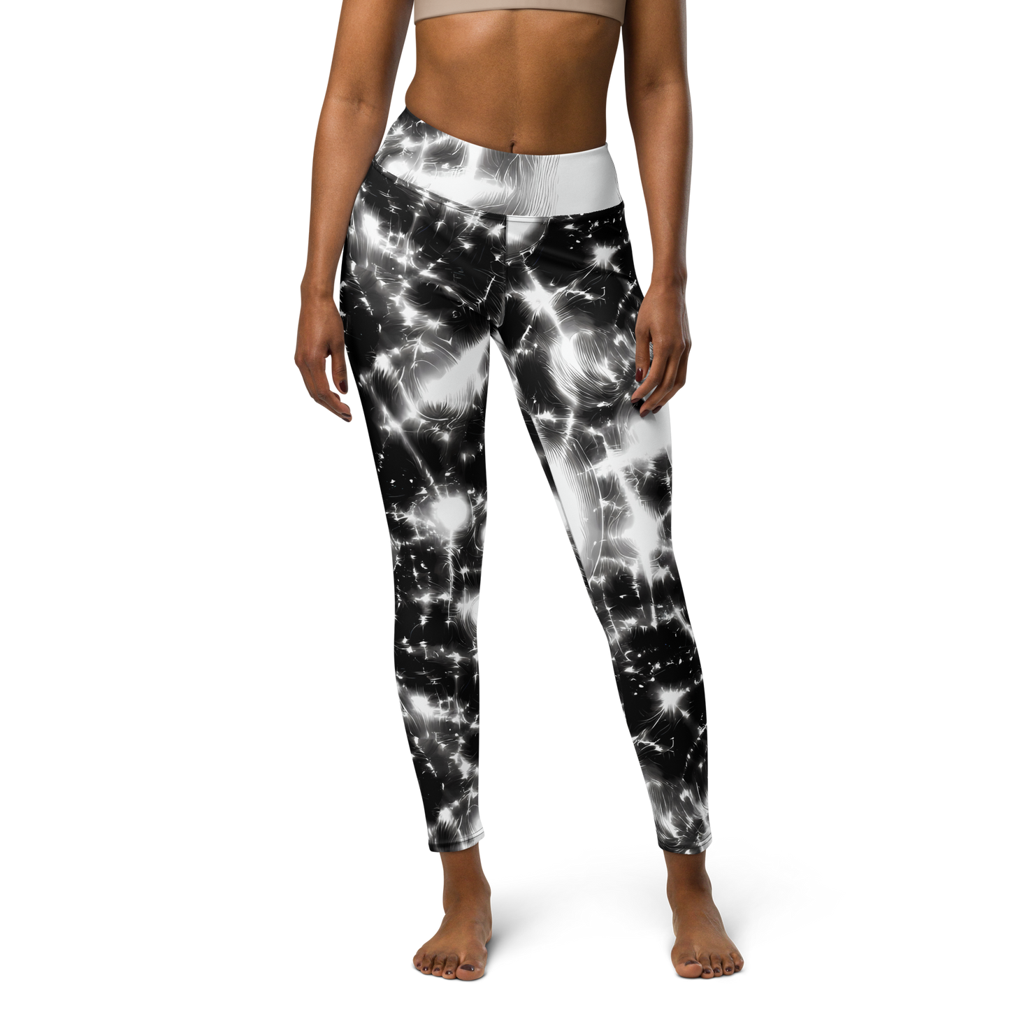 Yoga Leggings - Electric Nightfall