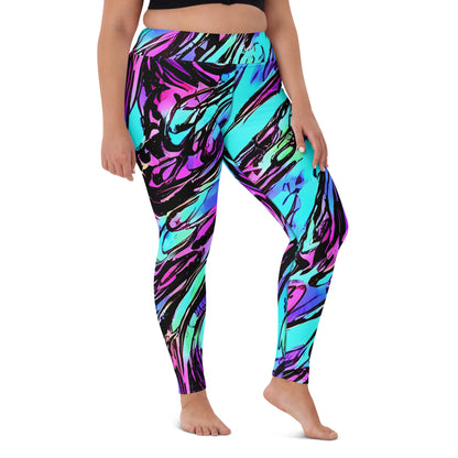 Yoga Leggings - Gemstone Rush