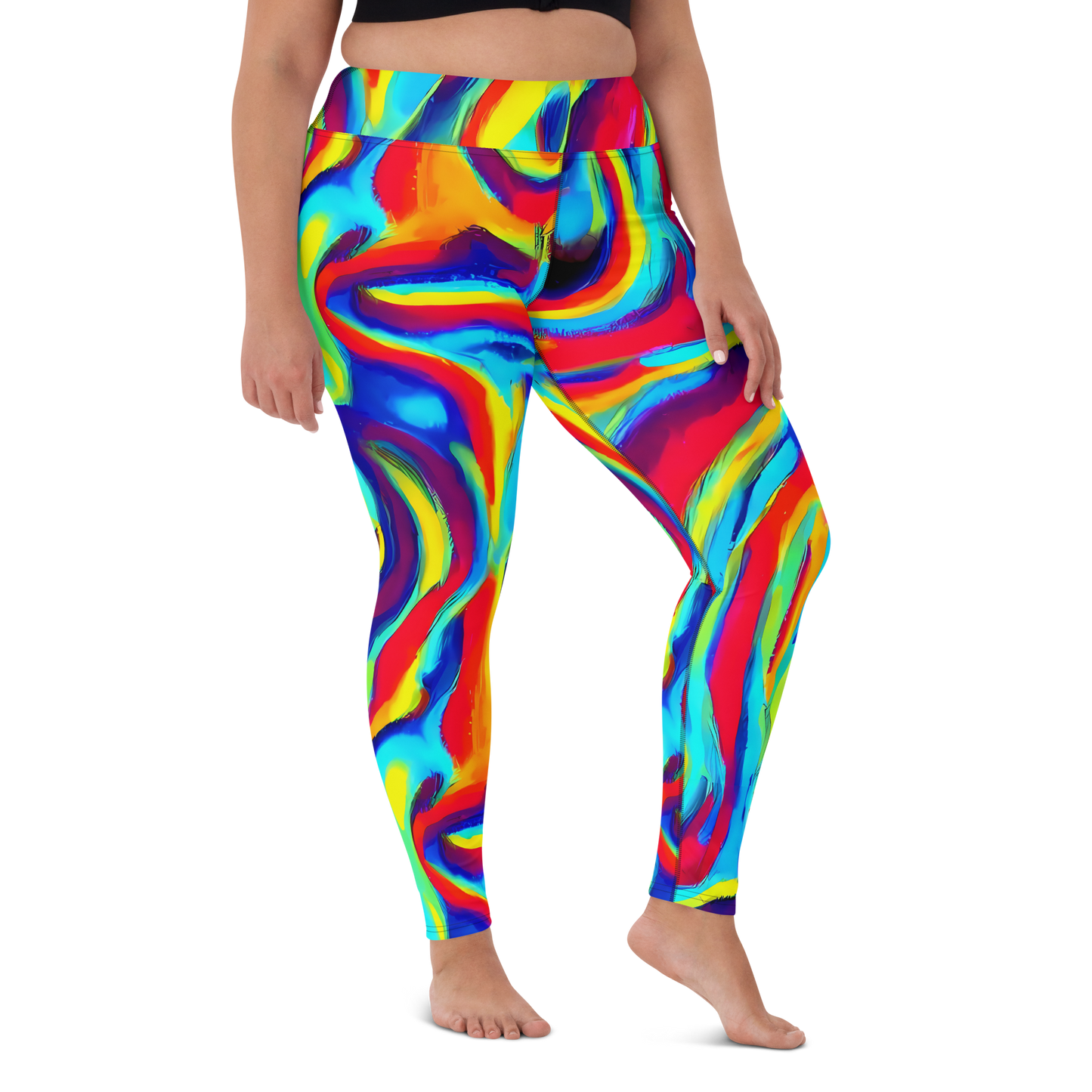 Yoga Leggings - Stael Swirls