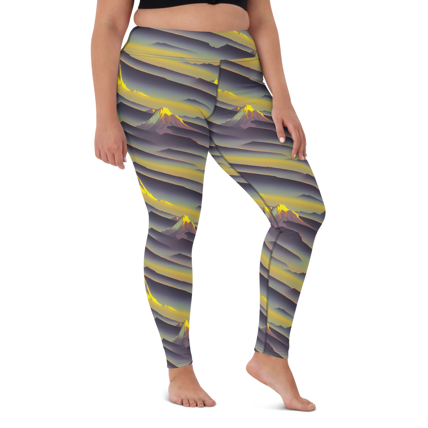 Yoga Leggings - Surreal Summit