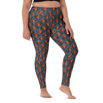 Yoga Leggings - Ember Entwined