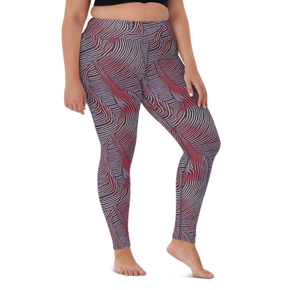 Yoga Leggings - Nebula Waves