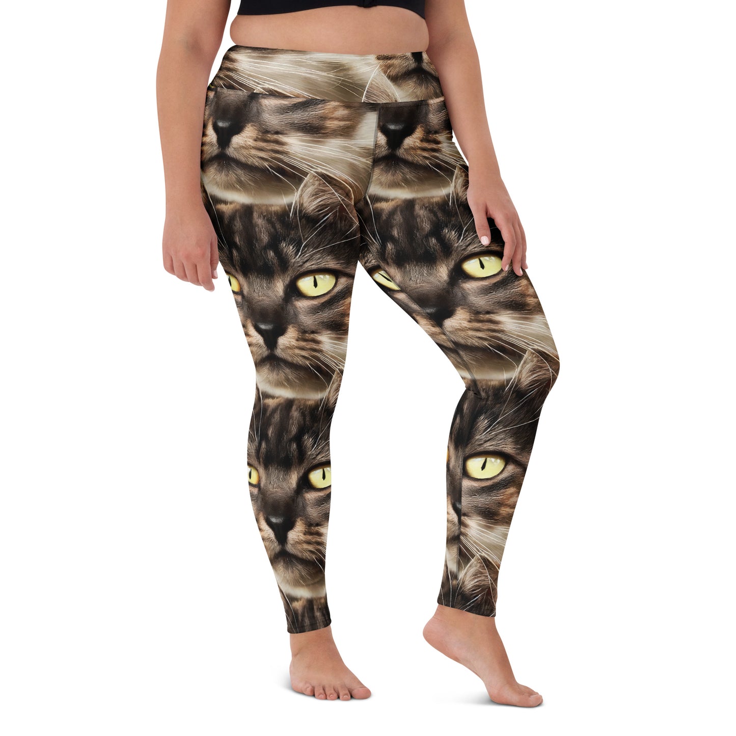 Yoga Leggings - Feline Reverie