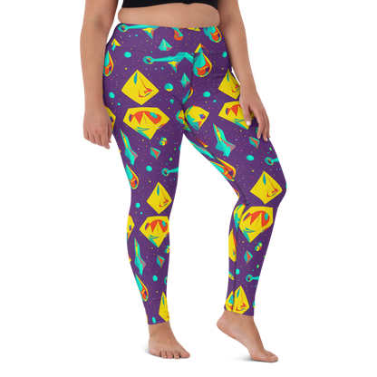 Yoga Leggings - Cascading Prism