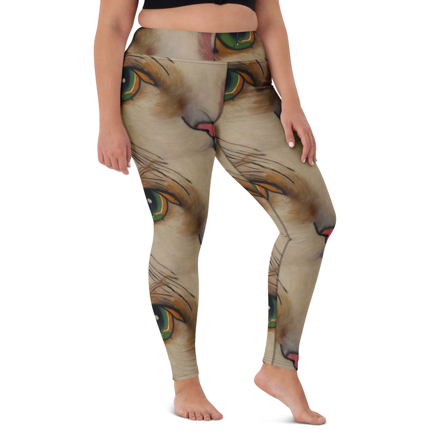 Yoga Leggings - Emerald Gaze