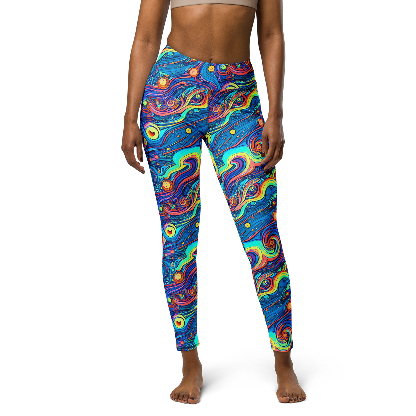 Yoga Leggings - Echoes of Vortex