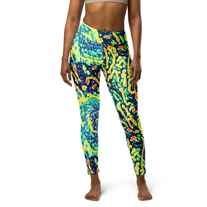 Yoga Leggings - Vortex Glow