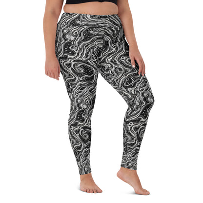 Yoga Leggings - Whirlpool Echo