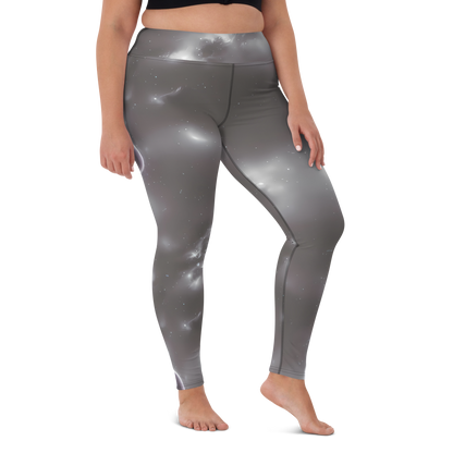 Yoga Leggings - Silver Nebula