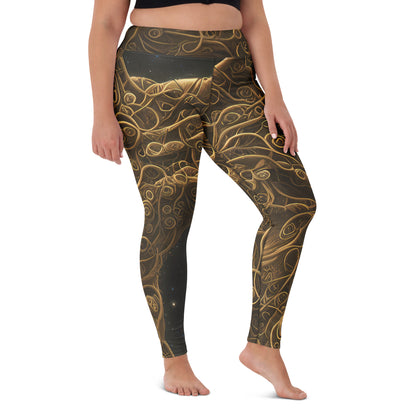 Yoga Leggings - Gilded Reverie