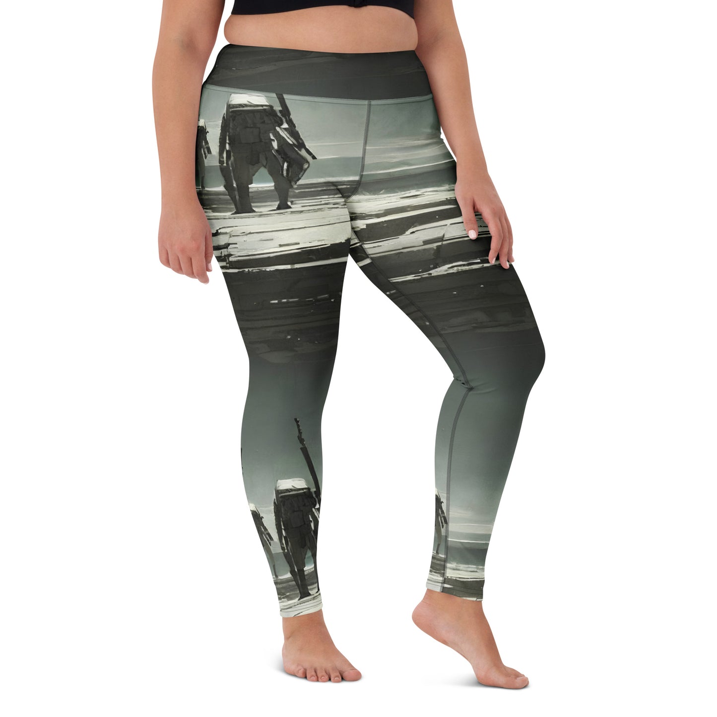 Yoga Leggings - Urban Shadows