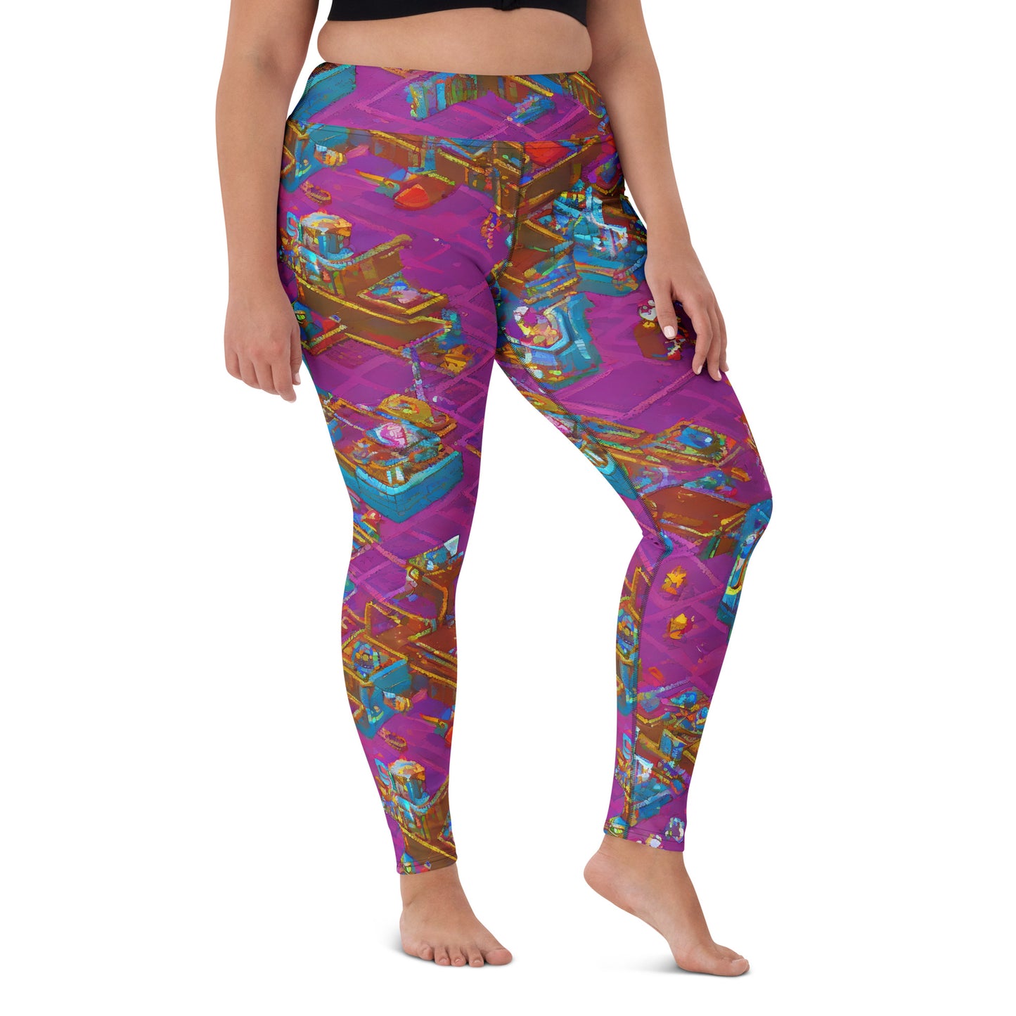 Yoga Leggings - Quantum Palaces