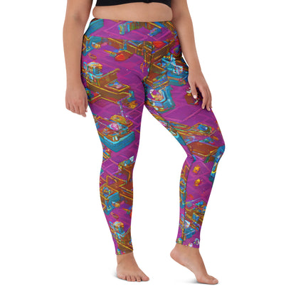 Yoga Leggings - Quantum Palaces