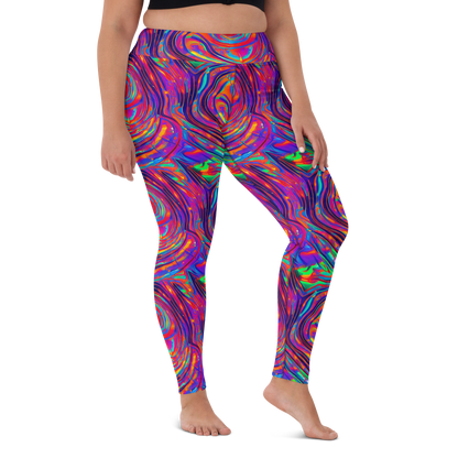 Yoga Leggings - Quantum Spiral