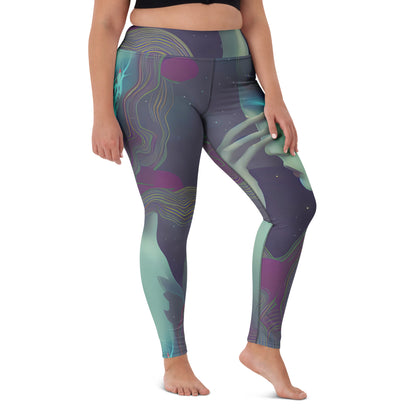 Yoga Leggings - Ethereal Muse