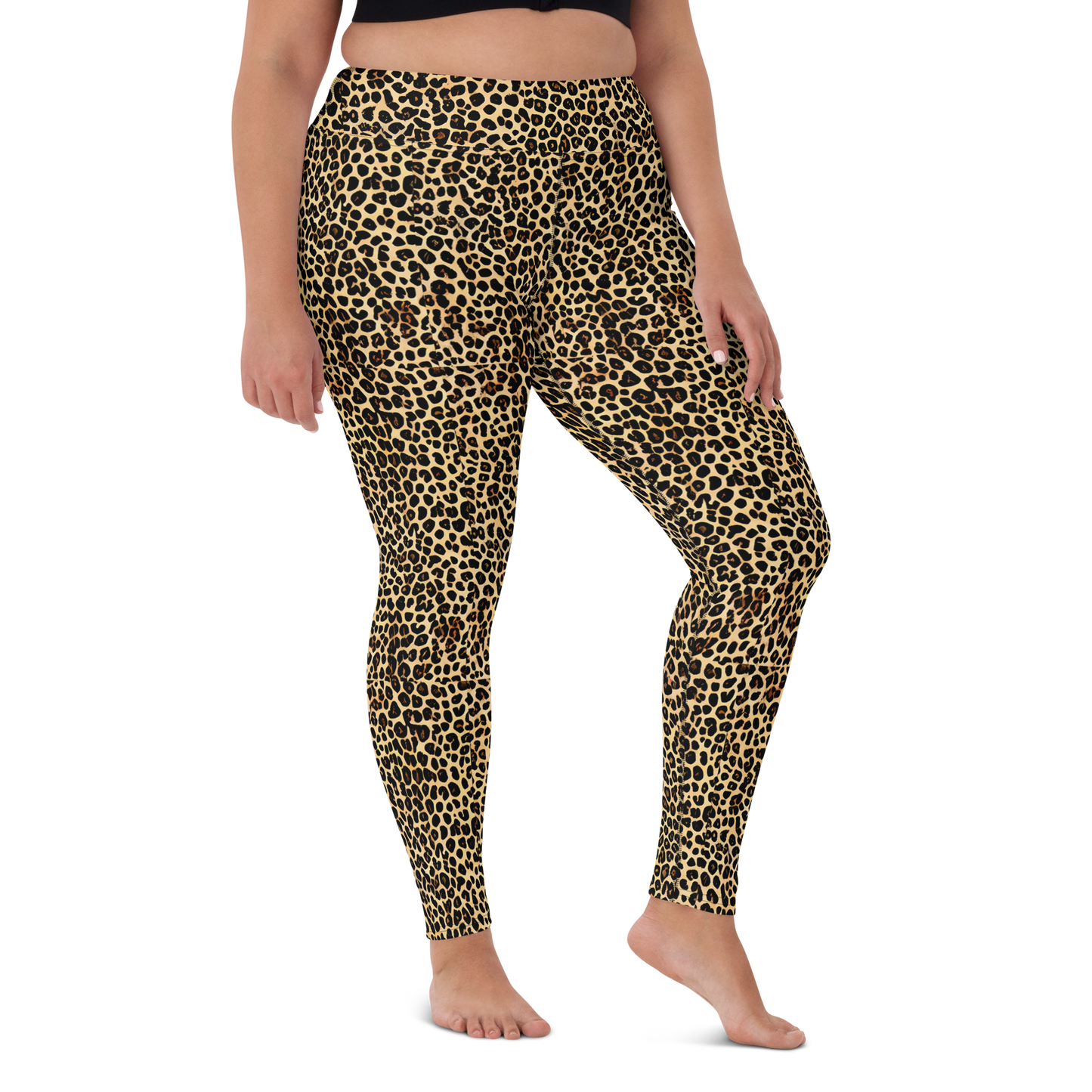 Yoga Leggings - Cheetah Mosaic