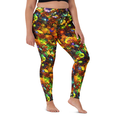 Yoga Leggings - Spirals of Splendor