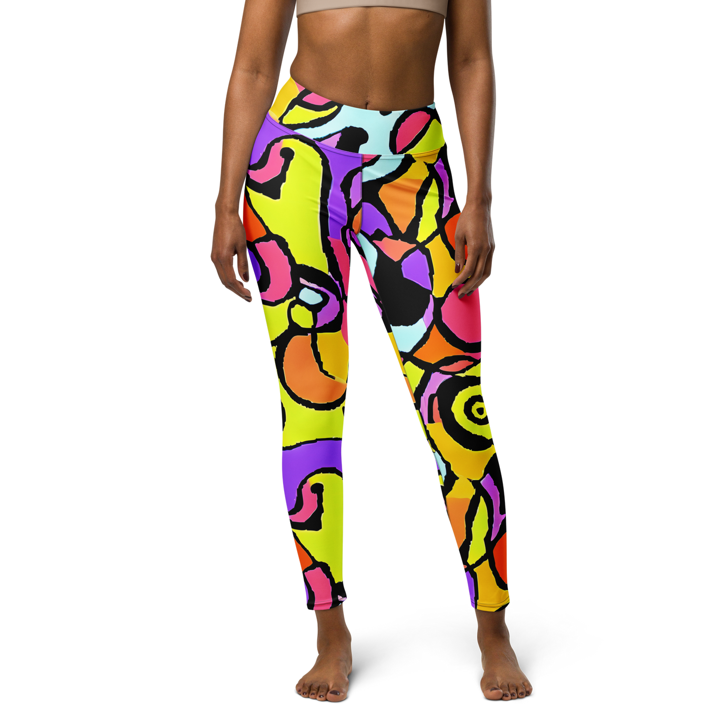 Yoga Leggings - Spirals of Joy