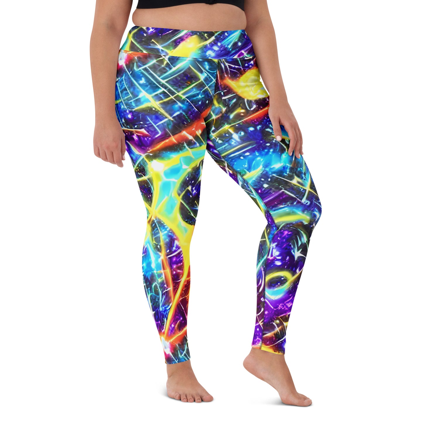 Yoga Leggings - Mutant Nebula