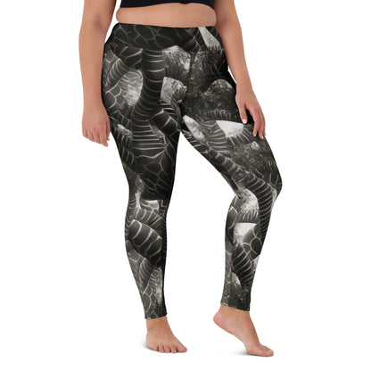 Yoga Leggings - Serpent Symphony