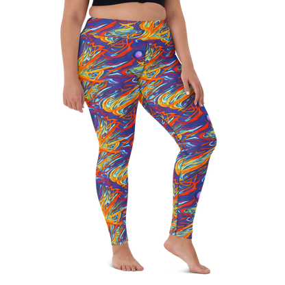 Yoga Leggings - Galactic Ember