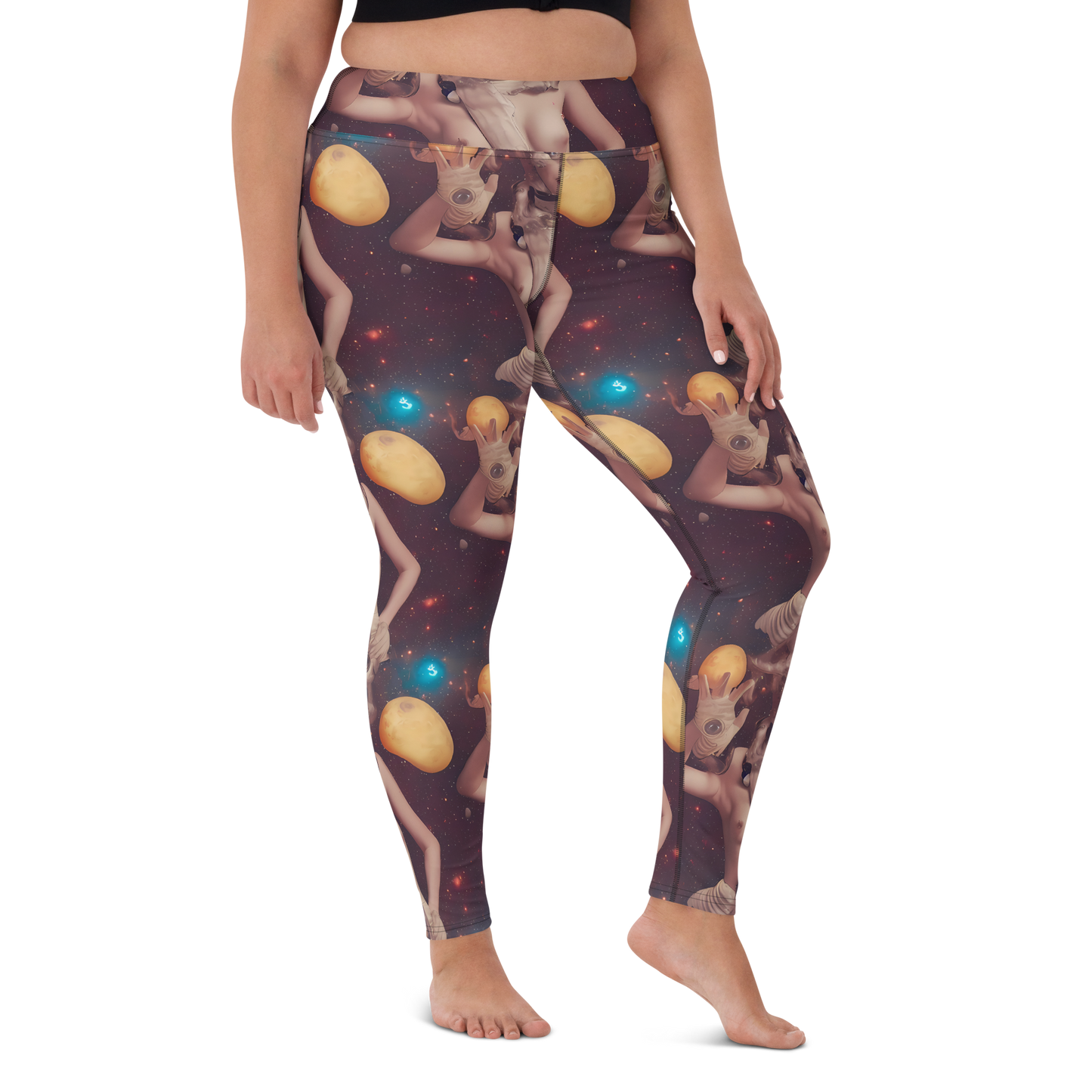 Yoga Leggings - Nebula Siren