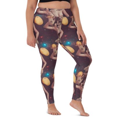 Yoga Leggings - Nebula Siren