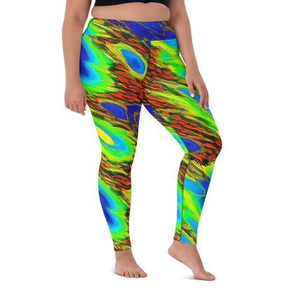 Yoga Leggings - Hodgkin's Blaze