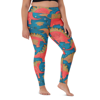 Yoga Leggings - Jurassic Jive