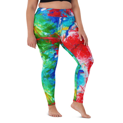 Yoga Leggings - Eclectic Breeze
