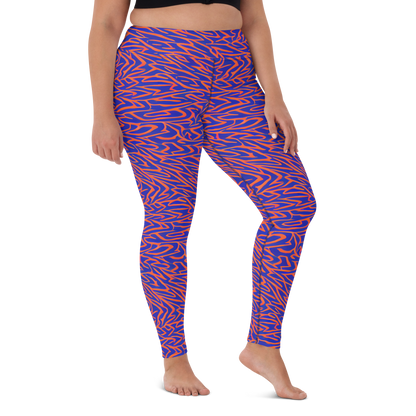 Yoga Leggings - Sapphire Swirl