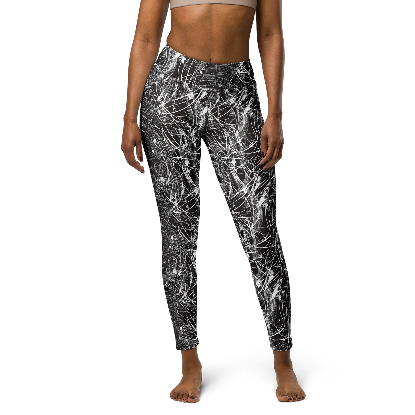 Yoga Leggings - Cyber Lattice