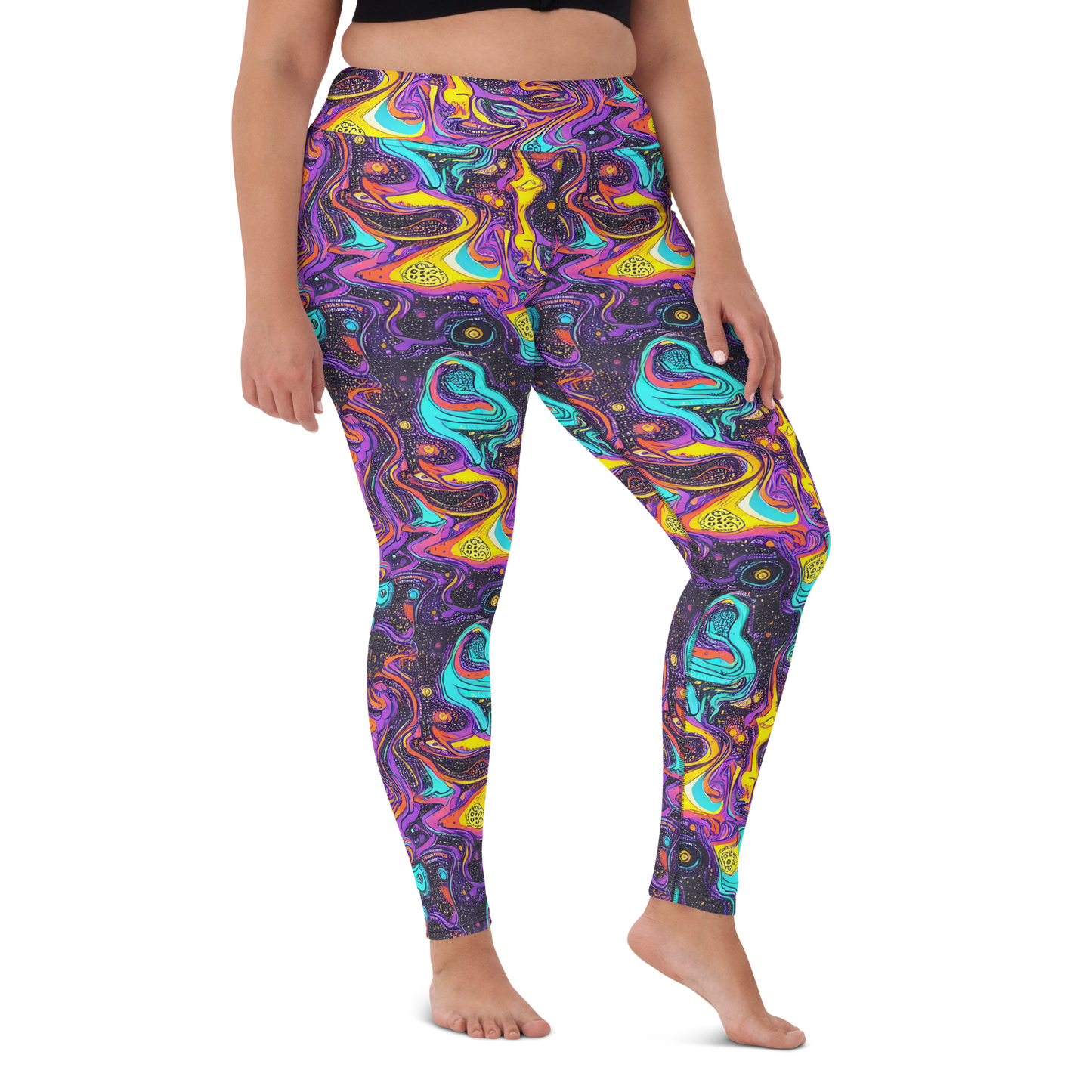 Yoga Leggings - Hutty Nebula