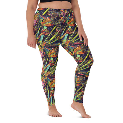 Yoga Leggings - Psychedelic Deep Space