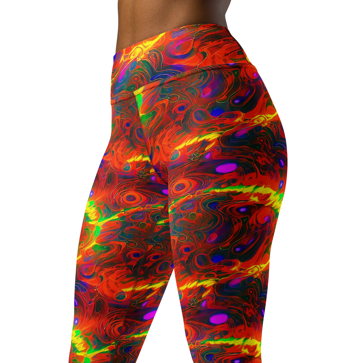 Yoga Leggings - Blampied Blaze