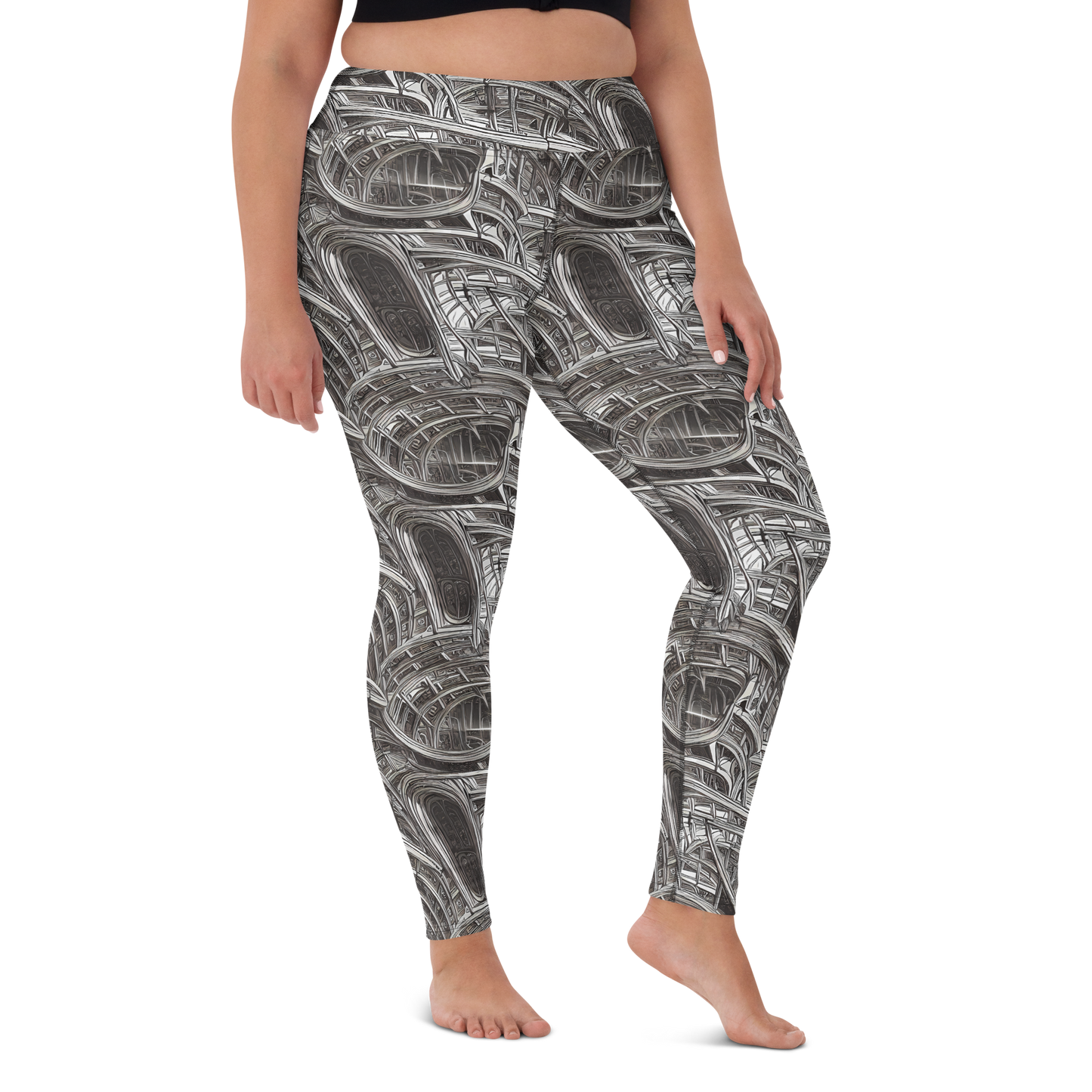 Yoga Leggings - Piranesi's Dream