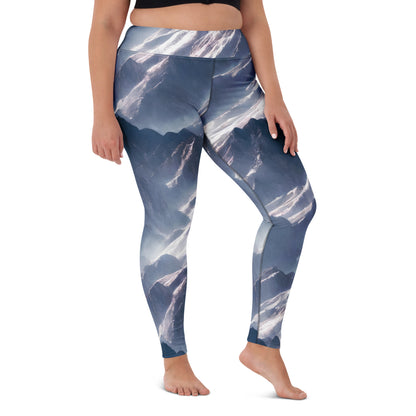 Yoga Leggings - Misty Pinnacles