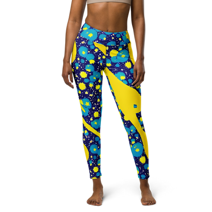 Yoga Leggings - Starburst Splash