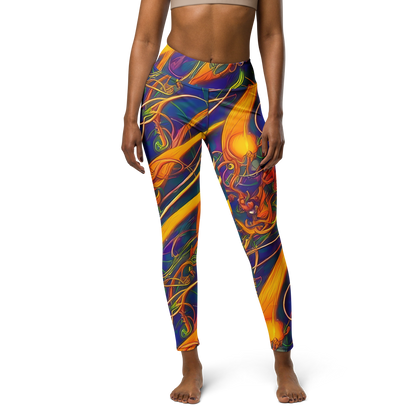 Yoga Leggings - Luminous Whirl